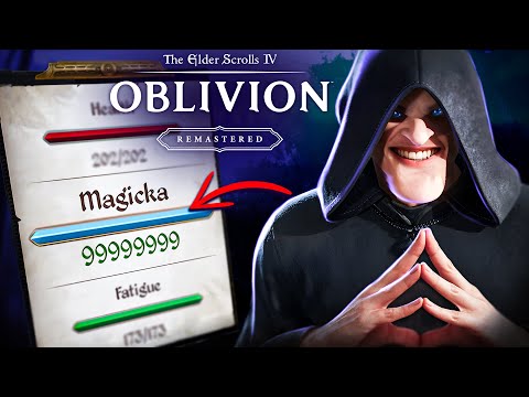 JUST...INFINITE Magicka MAGE Build in Elder Scrolls OBLIVION REMASTERED