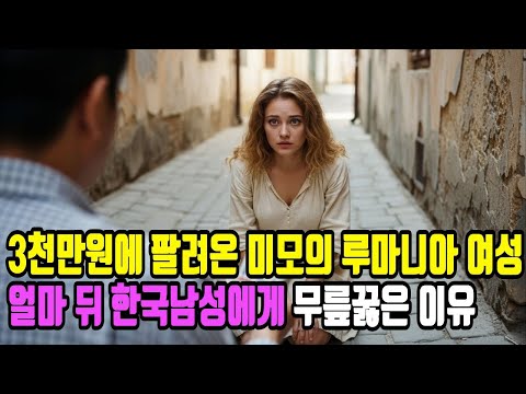 [해외감동사연] 3천만원에 한국에 온 미모의 루마니아 여성, 얼마뒤 한국남편에게 무릎꿇은 이유에 충격 경악 해외반응