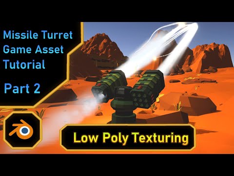 Easy texturing in Blender (low poly military style)