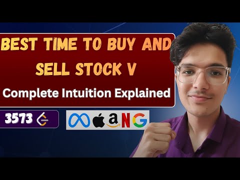 Best Time to Buy and Sell Stock V| LeetCode 3573 | 3D Dynamic Programming