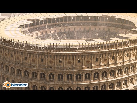How I rebuilt the Colosseum...in Blender!
