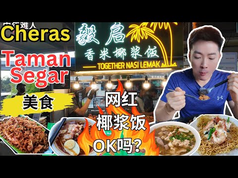[蕉赖Taman Segar～美食] 网红毅启炸猪肉椰浆饭！Auntie Lora虾面！姐妹猪肉粉！Kaki Bola XO鱼头米！榕树下大炒！圆芳茶室！大家庭茶室炒粿条！Icon Brewings!