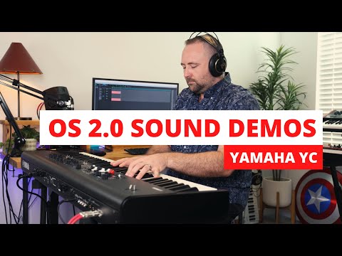Yamaha YC - OS 2.0 NEW Voice and Live Set Sound Demos! Including CFX2 Grand Piano!