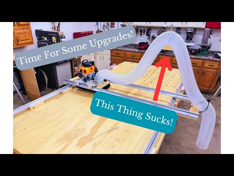 Making The Better Router Sled/Flattening Jig Even Better!  Time For Some Upgrades!