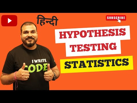 Tutorial 14-What Is Hypothesis Testing Explained In Hindi|Krish Naik