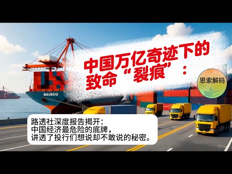 中国万亿顺差奇迹下的致命“裂痕”:路透社深度报告揭开中国经济最危险的底牌,讲透了投行们想说却不敢说的秘密。