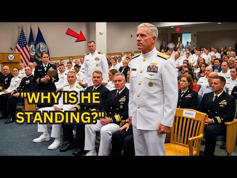 Everyone Sat Down at Navy Ceremony — Until 3-Star Admiral Refused to Sit When He Saw Who Was Missing