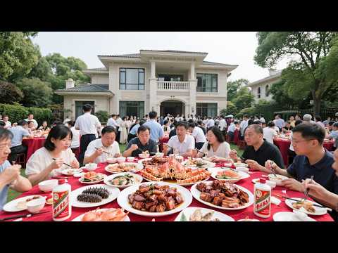 国庆节来浙江粉丝家吃乔迁宴～大乌参浇上鲍汁，满满鲜香！【我是忐忑妞】