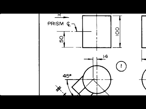 How to draw a cylinder penetrated by a prism (Mee204 Assignment 2)
