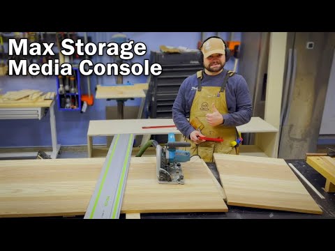 Modern Media Console Build | Max Storage, Minimal Cost