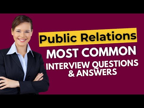 Public Relations Interview Questions and Answers for 2025