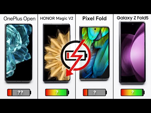 OnePlus Open vs. Magic V2 vs. Pixel Fold vs. Galaxy Z Fold 5 Battery Test