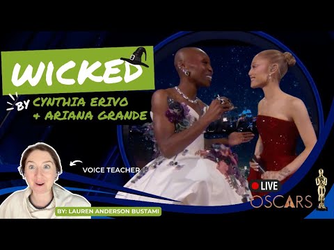 ✨🧙♀️ Did They Nail It? Voice Teacher Reacts to Wicked 🏆 Oscars Performance 🎤