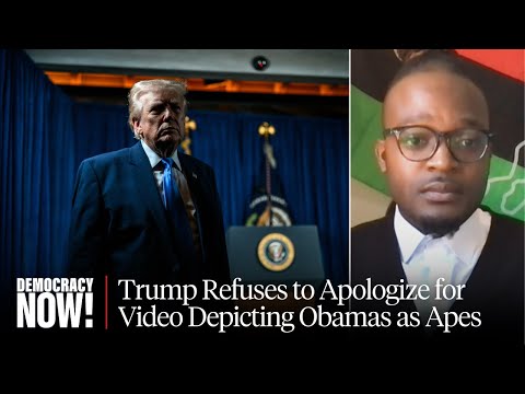 As Black History Month Turns 100, Trump Refuses to Apologize for Video Depicting Obamas as Apes