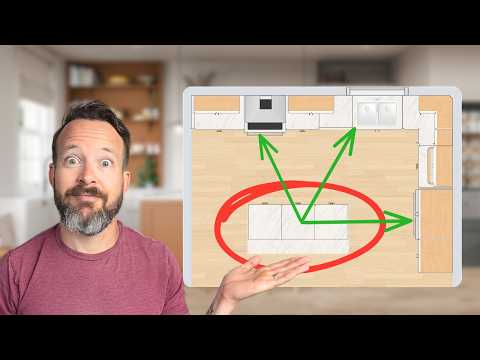I've Changed The Kitchen Triangle.  THIS Makes More Sense.