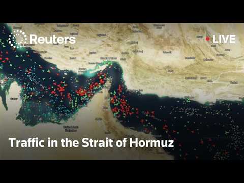 LIVE: Vessel tracker shows traffic in Strait of Hormuz