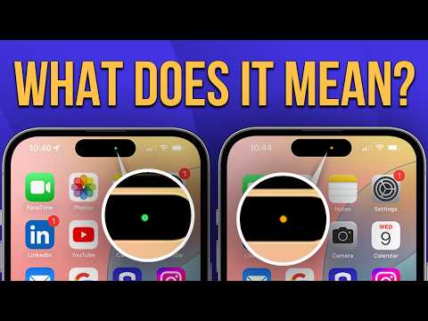 Green or Orange Dot on iPhone: Are You Hacked?