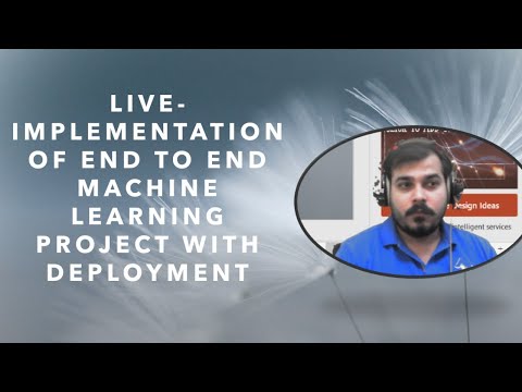 Live- Implementation of End To End Kaggle Machine Learning Project With Deployment