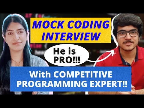 Mock Coding Interview with @Luv - YouTuber, Competitive Programmer 🌟