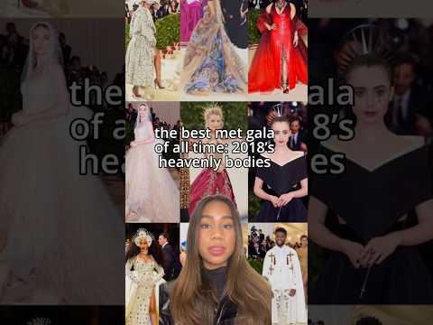 the 2018 met gala was the last time people dressed up correctly 😭