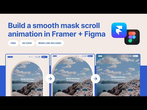 Using Figma + Framer to build a smooth mask scroll animation with no code (plus free Remix link)