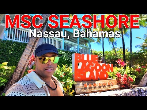 MSC SEASHORE: BLUE LAGOON ISLAND- NASSAU BAHAMAS, A TOP 10 CRUISE ATTRACTION!