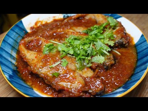 超级下饭的酱蒸鱼，🐟酱香味十足，非常开胃，两碗米饭都不够吃‼️Steamed fish with spicy bean sauce, 🐟The sauce is full of fragrance,