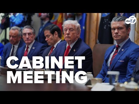TOP MOMENTS FROM PRESIDENT TRUMP'S CABINET MEETING AT WHITE HOUSE