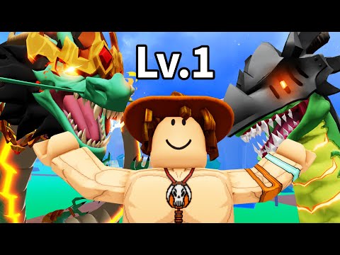 ROBLOX Blox Fruits But I Start The Game With My Pet Dragon Full Series 🐉