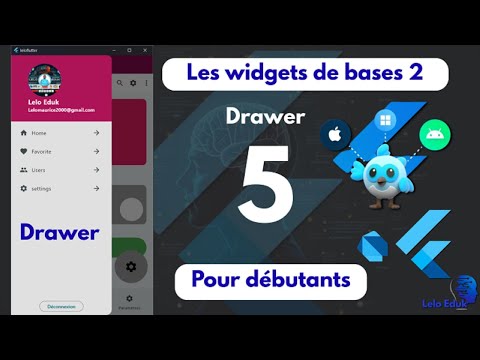 📱 Flutter – Understanding the Drawer in Flutter (Beginner Tutorial) Part 5 #5