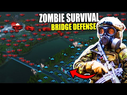 This New ZOMBIE SURVIVAL Base Building BRIDGE SIEGE is IMPOSSIBLE! - Broken Arrow: Zombie Update