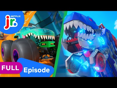 Keep on Monster Truckin' / T-Rex Takeover | FULL EPISODE | Hot Wheels Let's Race | Netflix Jr