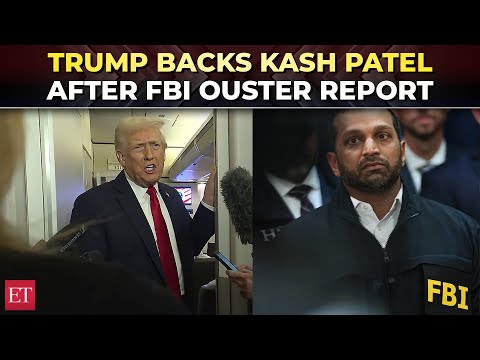 Trump backs Kash Patel after report he considered ousting FBI director: 'He's doing a good job...'