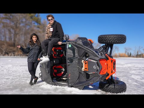 Flipping our Maverick X3 with Hailie Deegan
