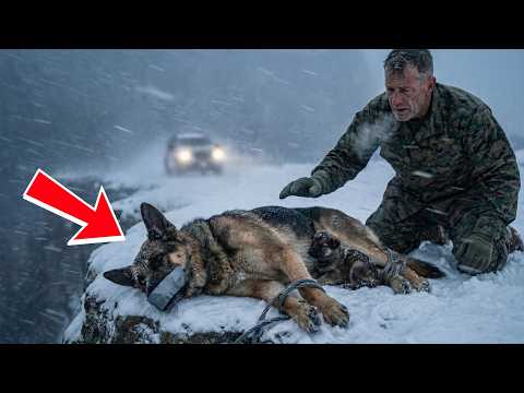 A Marine Saved a Dying German Shepherd Protecting Her Pup — What Happened Next Was a Miracle