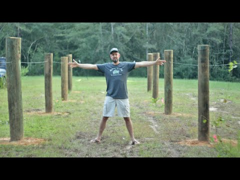 Installing an Industrial Strength Muscadine Grape Trellis