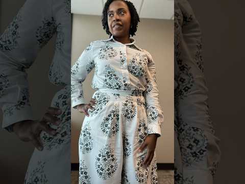 The Fern Pleated pants paired with New Look N6232.