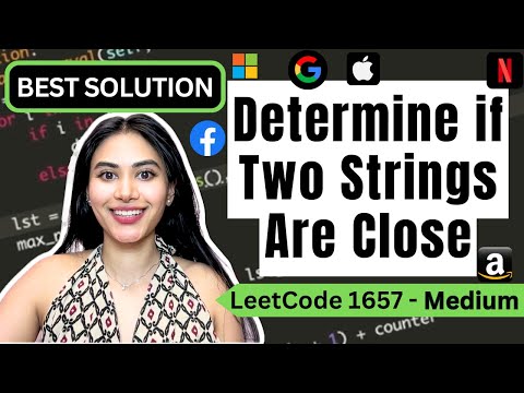 Determine if Two Strings Are Close - Python #leetcode #leetcode75