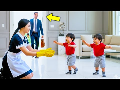 억만장자의 쌍둥이는 마비되고 말을 하지 못한 채 태어났다 — 그가 가사도우미가 하는 일을 보고 충격을 받았다