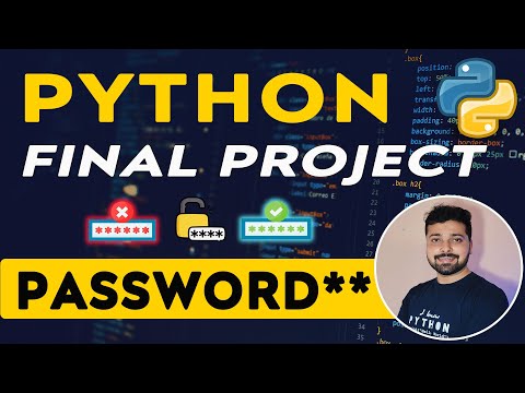 Final Python Project - Password Strength Checker Tool | Python Tutorial in Hindi