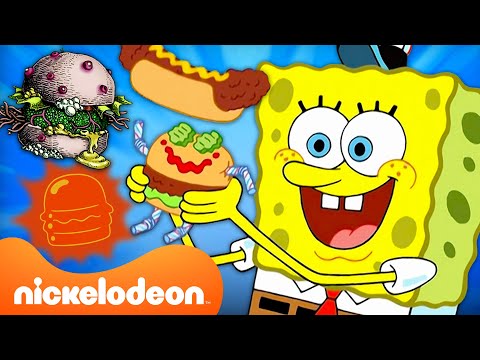 50 MINUTES Of SpongeBob's Krabby Patty INVENTIONS! | Nicktoons