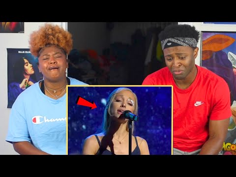 ARIANA GRANDE ALMOST CRIES DURING EMOTIONAL PERFORMANCE😭😢 (TEARS)