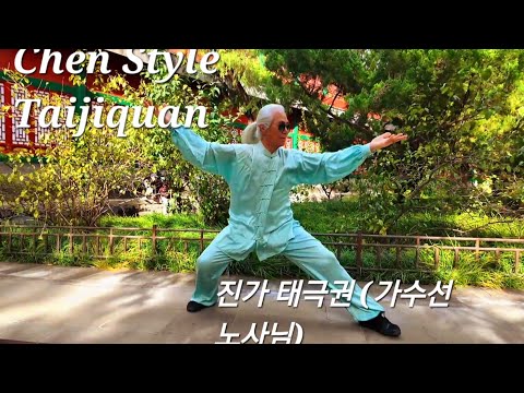 (kungfu) Chen Style Tai ji Quan(jiashushen master)진가 태극권 가수선 노사님
