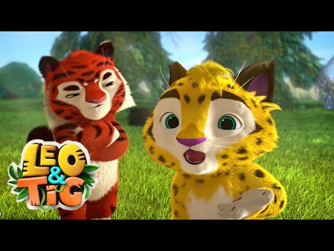 Leo and Tig 🦁 Hero story 🐯 Funny Family Good Animated Cartoon for Kids