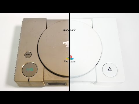 Junk PlayStation PS1 Restoration and Customisation - Arctic White Edition