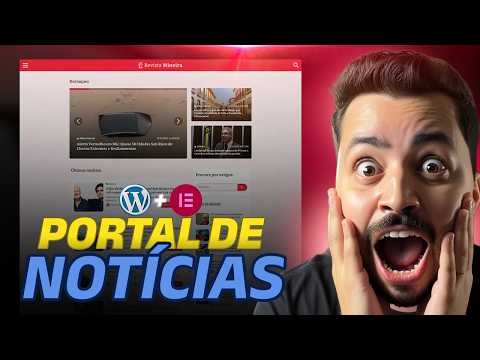 Como Criar um PORTAL DE NOTÍCIAS e BLOG  com WordPress e Elementor Grátis