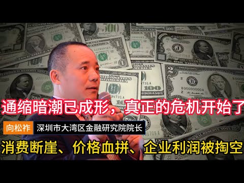 【向松祚重磅警示】真正的危险不是通胀，是通缩！【向松祚重磅警示】真正的危险不是通胀，是通缩！#向松祚 #通缩危机 #消费不足 #M2解读 #价格战  #裁员潮 #就业压力 #经济下行  #房地产危机