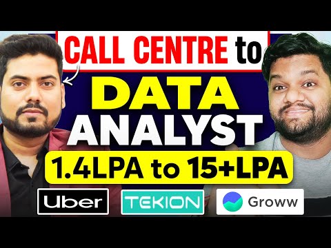 CALL CENTRE JOB to SELF TAUGHT DATA ANALYST 🚀 1.4 LPA to 15+ LPA SALARY🔥Step By Step GUIDE for 2023