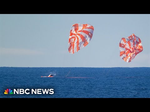 Watch highlights of Artemis II’s return to Earth