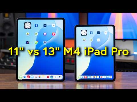Apple iPad Pro M4 11" vs 13":  Which Screen Size to buy?